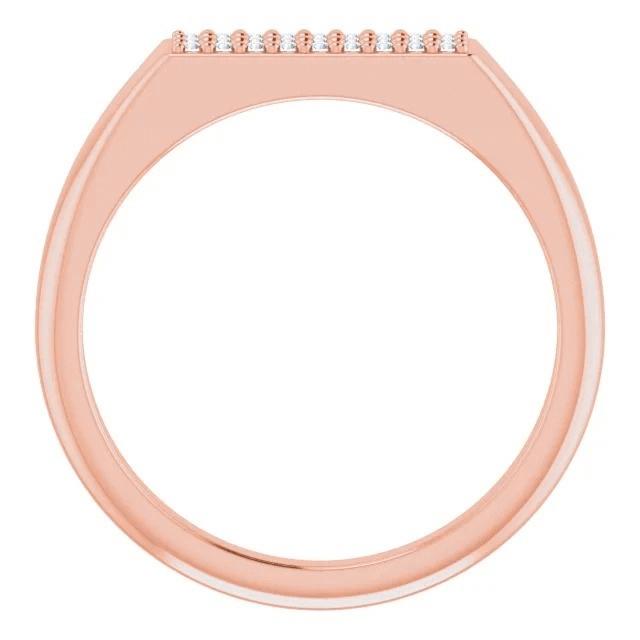 Véritable Diamond Eternity Band 0.50 Carats Bijoux En Or Rose 14K