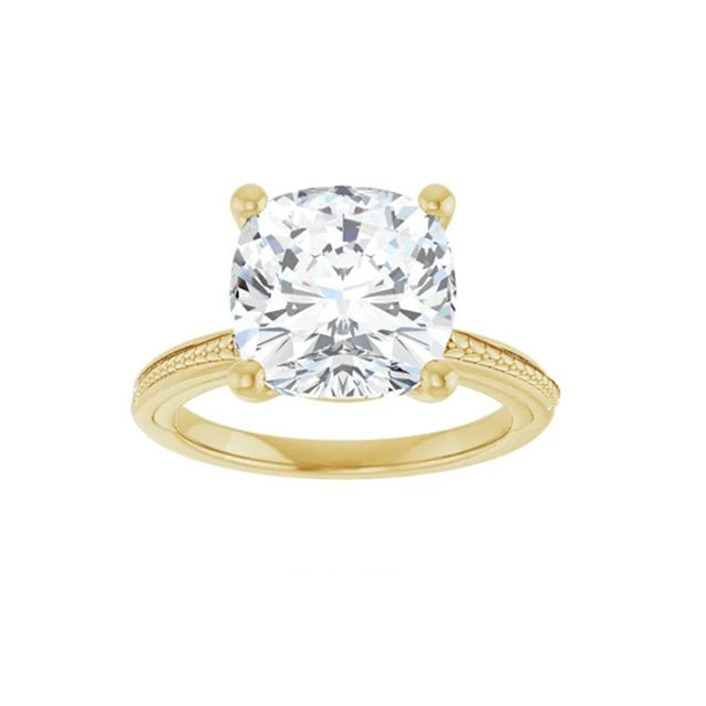 Diamant Bague Solitaire – vue de face