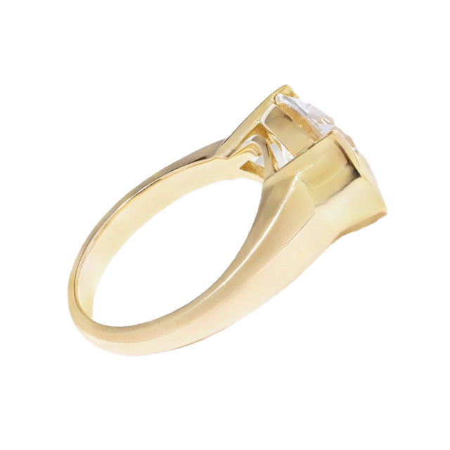 Rayonnant Brillant Solitaire de Fiançailles 5 carats – vue de face