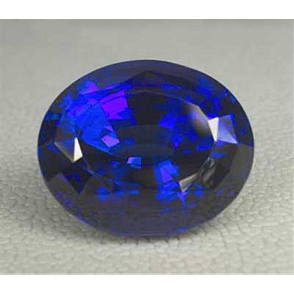 Tanzanite Bleue Loose Sapphires Natural 7-carats Gold – vue principale