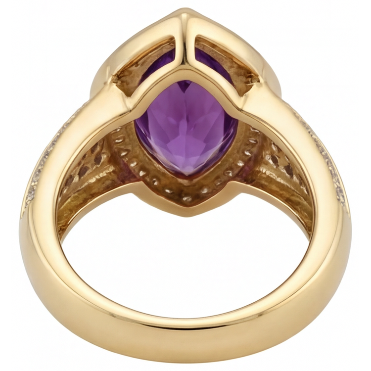 De luxe Bague avec Gemme 9,50 carats – vue de dessus