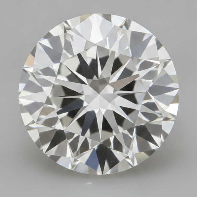 Diamant Ancien Naturel Libre extrait de la terre H VS1 8 Carats Taille Européenne Ancienne Rond