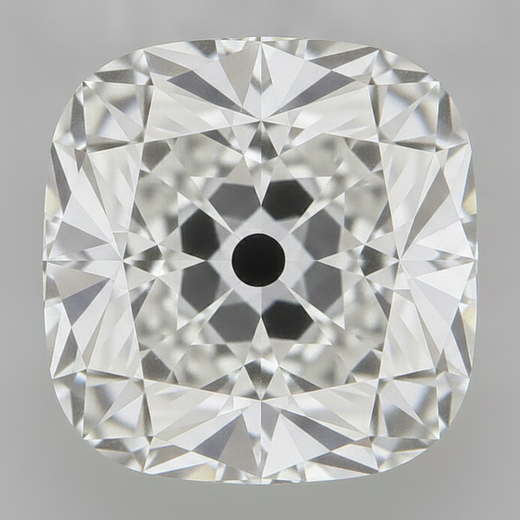 Diamant Ancien Taille Coussin extrait de la terre Naturel 5 Carats F VS1 Non Monté