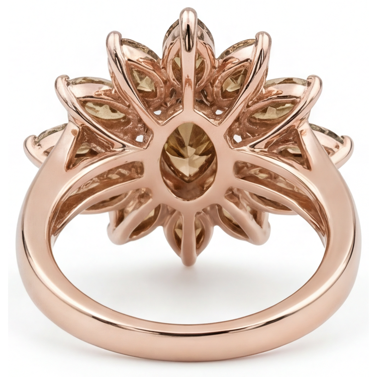 Brillant Bague – vue de profil