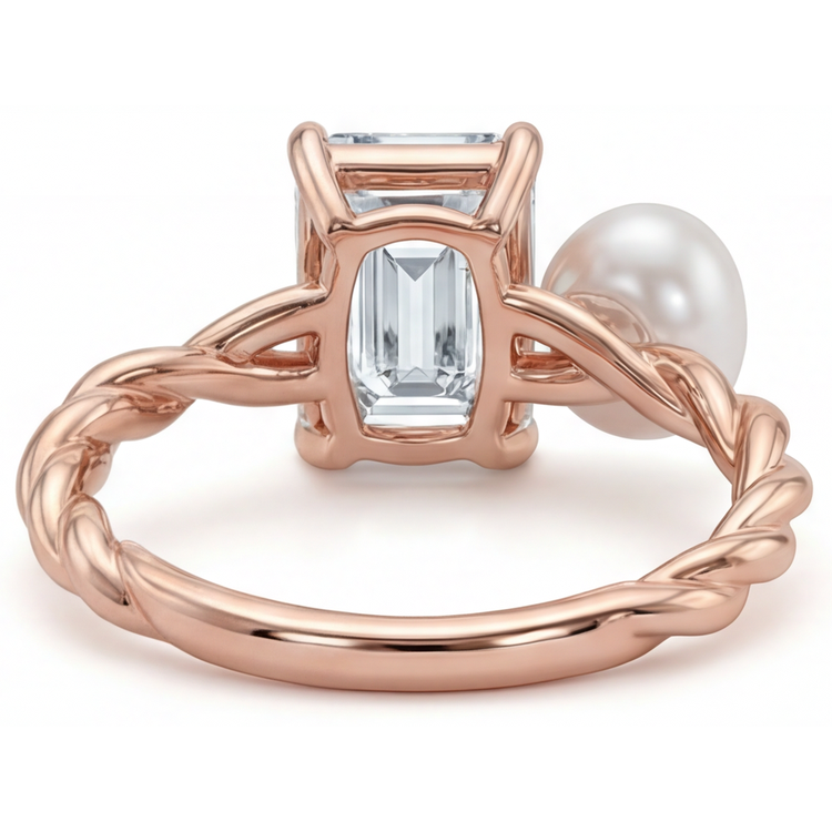 Intemporel Brillant Bague Joaillerie 1,5 carats – vue de profil