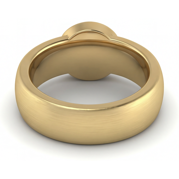 Diamant Bague Homme – vue de profil