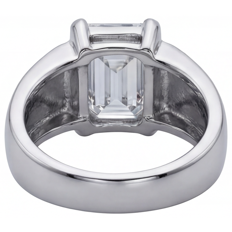 Diamant Fin Bague Homme – vue arrière