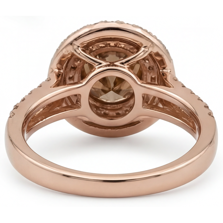 Diamant Fin Bague Nuptiale – vue de profil