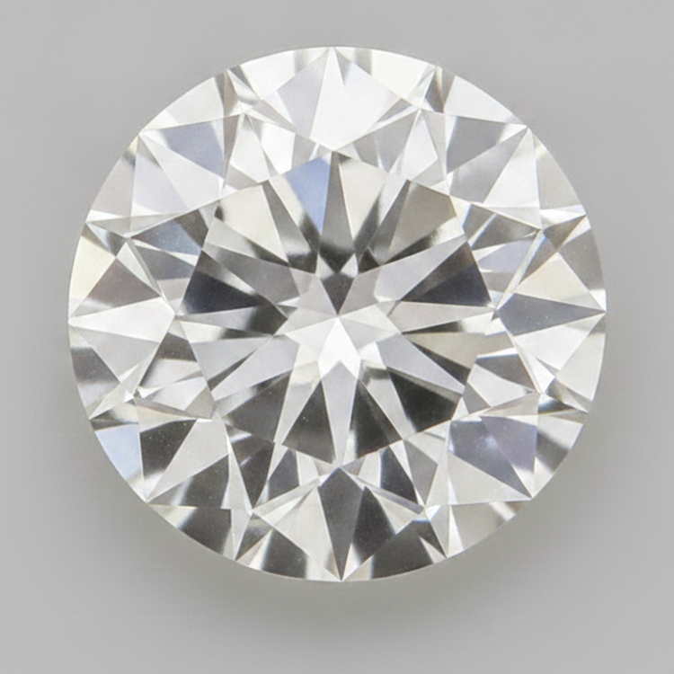 Véritable Diamant Naturel Rond extrait de la terre Taille Européenne Ancienne F VS1 de 2 Carats, non monté