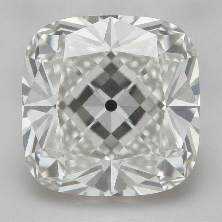 Diamant en vrac G VS1 véritable Taille Coussin Vieux Mineur extrait de la terre 9 carats