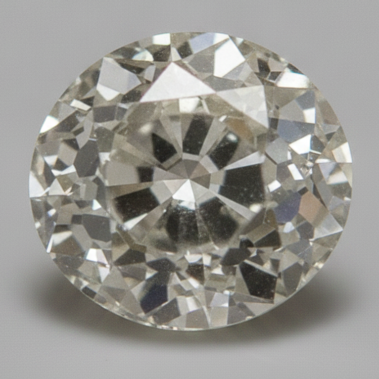 Diamant non monté Vieux Mineur Taille Ronde Véritable G VS1 7 Carats Authentique
