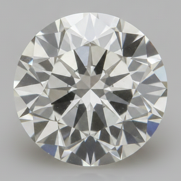 Diamant Naturel Rond Taille Européenne Ancienne F VS1 de 2,5 Carats, extrait de la terre