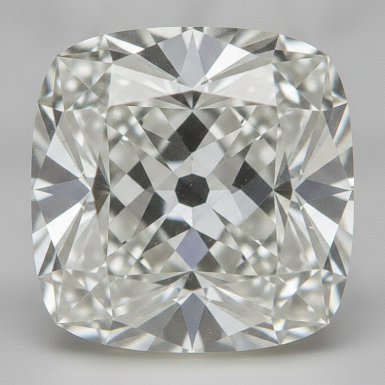 Diamant Naturel Libre Vieux Mineur Taille Coussin Véritable 6 Carats F VS1