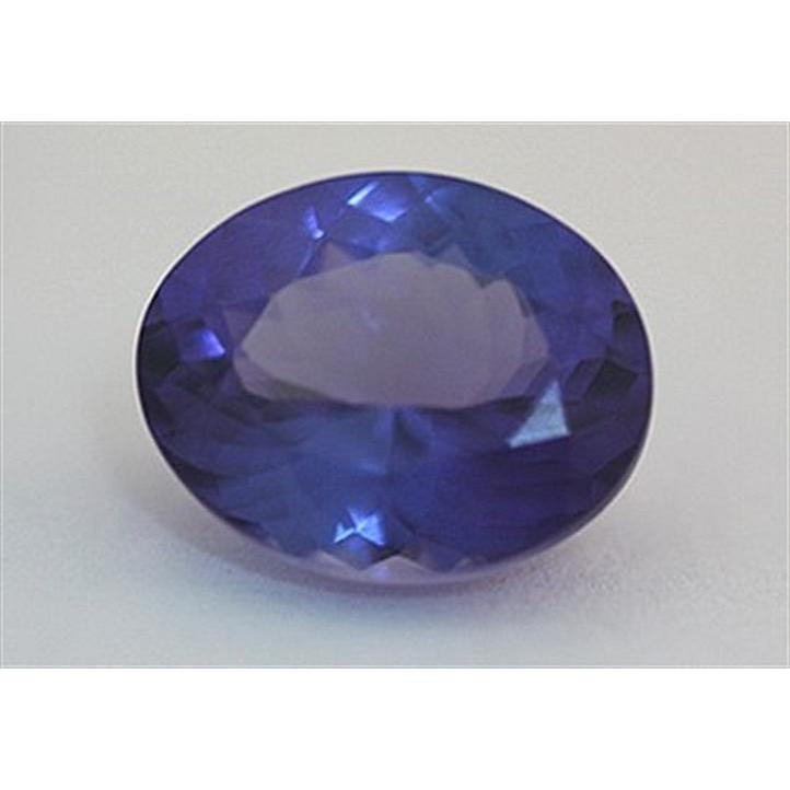 Saphir Bleu Loose Sapphires Natural 3,9 carats Or Blanc 14 Carats – vue principale