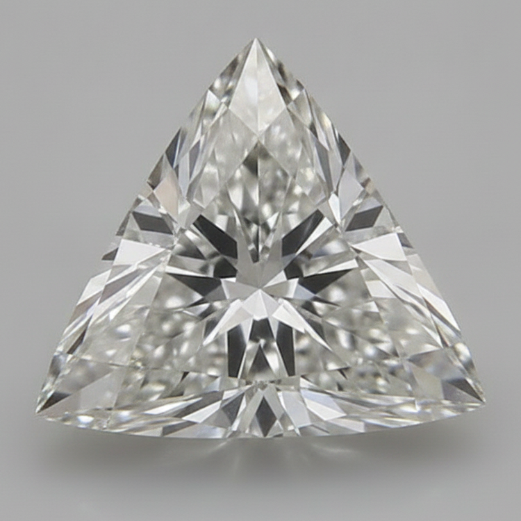 Diamant Naturel Véritable de 6 Carats, Taille Trilliant, Couleur F, Pureté VS1, extrait de la terre, Non Monté