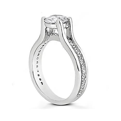 1.32 ct. Alliance Diamant Or Blanc 14K - HarryChadEnt.FR