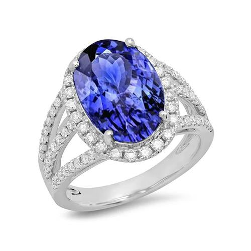 Bracelet Éternité Saphir & Diamant 1 Carat Or Blanc 14K - HarryChadEnt.FR