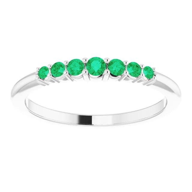 Alliance 1 Carat Ronde Émeraudes Vertes De Colombie Femme Bijoux - HarryChadEnt.FR