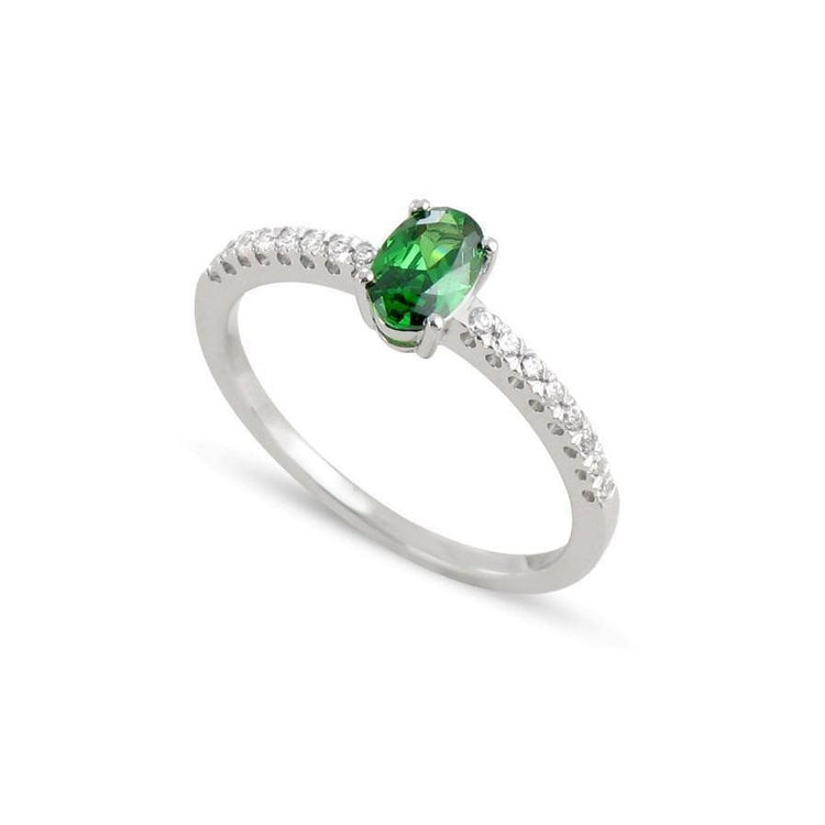 Alliance verte émeraude et diamants 3.5 ct - HarryChadEnt.FR