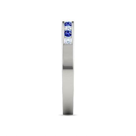 Anniversaire Diamant Bande 1 Carat Ceylan Saphir Bijoux - HarryChadEnt.FR