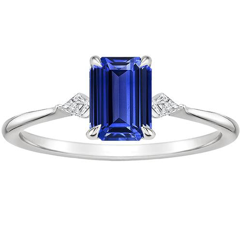 Bague Femme Anniversaire Ceylan Saphir & Diamant 3.25 Carats - HarryChadEnt.FR