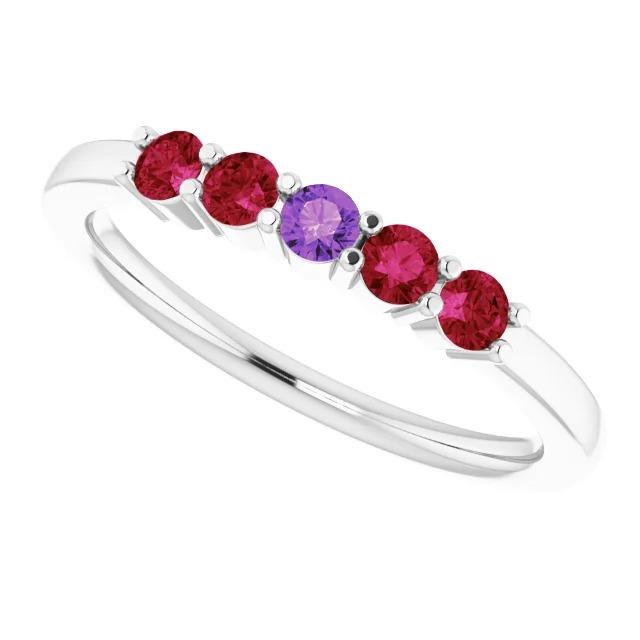 Bague Rubis Saphir 1.50 Carats Femme Bijoux - HarryChadEnt.FR
