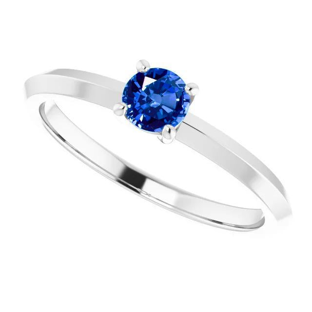Bague Solitaire 1.25 Carats Or Blanc 14K - HarryChadEnt.FR