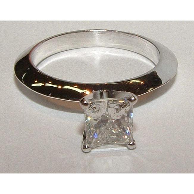 Bague Solitaire Diamant Princesse