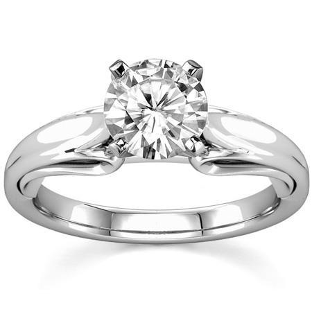 Bague anniversaire diamant étincelant 2 ct or blanc - HarryChadEnt.FR