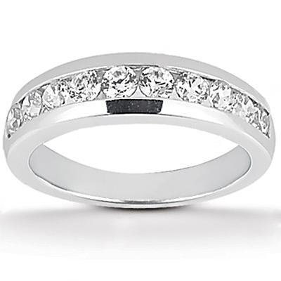 Bague de fiançailles avec diamants véritables 2 carats or blanc 14 carats neuf - HarryChadEnt.FR
