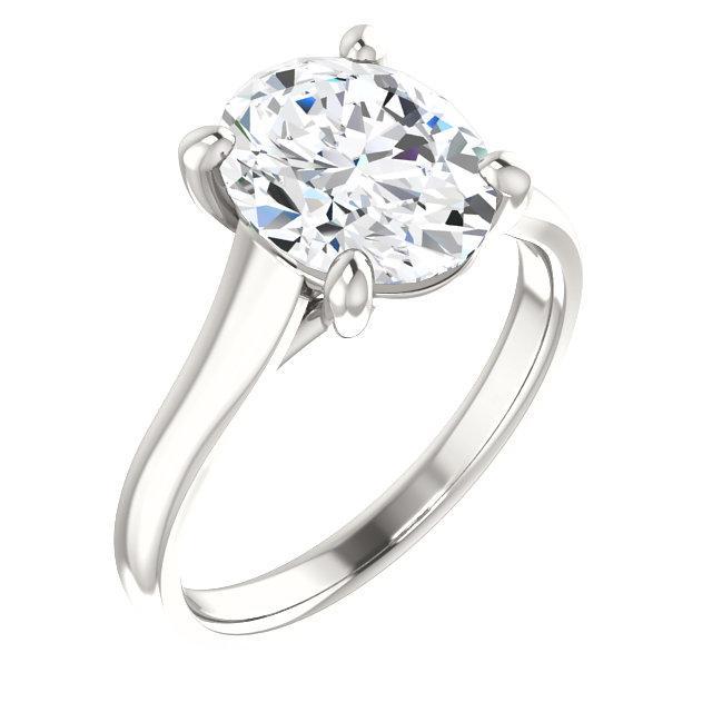 Bague de fiançailles solitaire 4 carats serti treillis femme bijoux - HarryChadEnt.FR