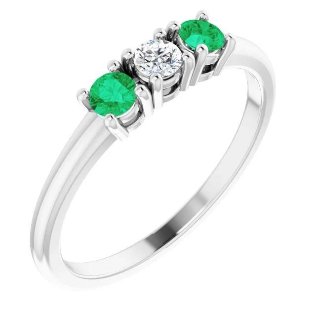 Bague diamant trois pierres 0.60 carats serti 4 griffes bijoux femme - HarryChadEnt.FR