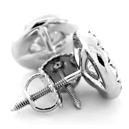 Boucles d'Oreilles Halo Diamant 1.80 Carat - HarryChadEnt.FR