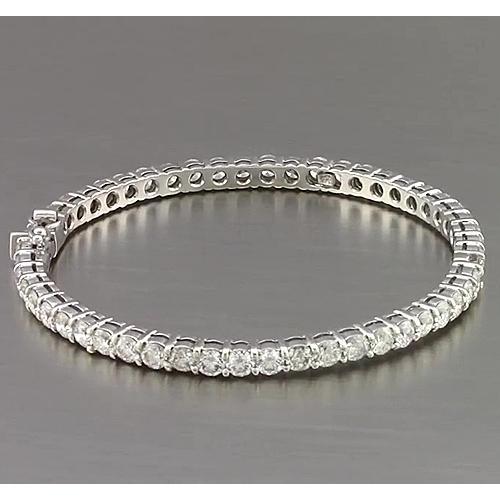 Bracelet Jonc Diamant Rond 9 Carats Bijoux Femme - HarryChadEnt.FR