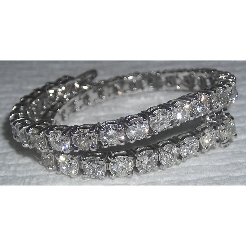 Bracelet Tennis 25 Pointer Diamant