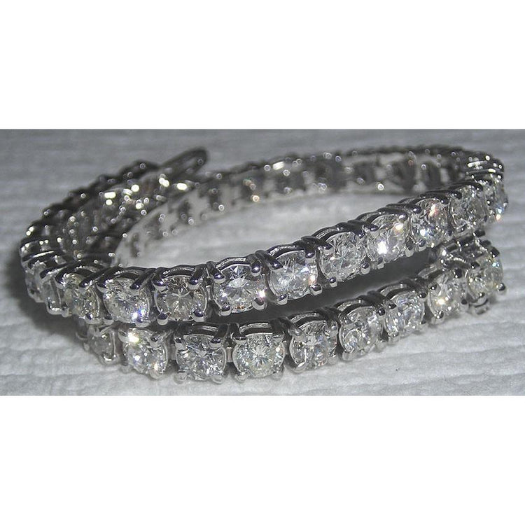 Bracelet Tennis 25 Pointer Diamant