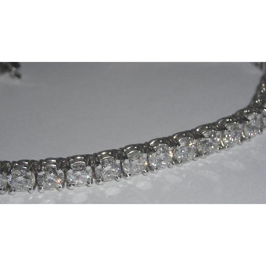 Bracelet Tennis Diamant 10 Carats Vs Bijoux Bracelet Or Blanc - HarryChadEnt.FR