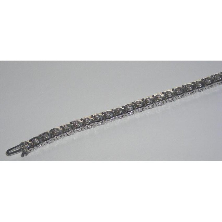 Bracelet Tennis Diamant 10 Carats Vs Bijoux Bracelet Or Blanc - HarryChadEnt.FR
