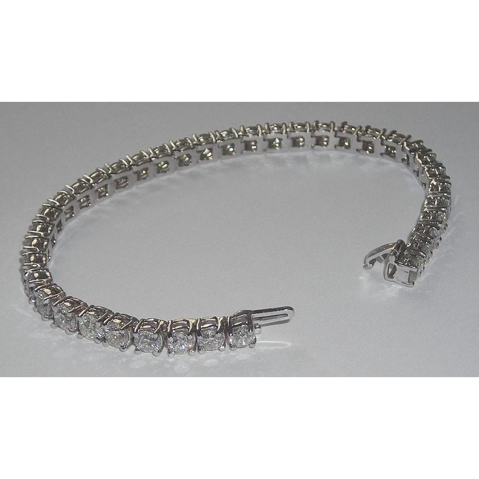 Bracelet Tennis Diamant 10 Carats Vs Bijoux Bracelet Or Blanc - HarryChadEnt.FR