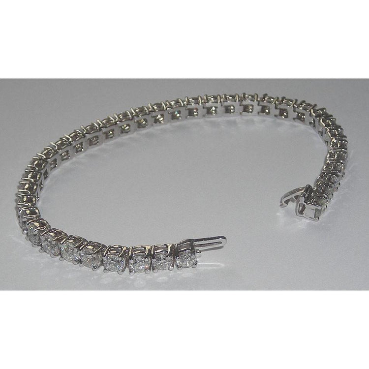 Bracelet Tennis Diamant 10 Carats Vs Bijoux Bracelet Or Blanc - HarryChadEnt.FR