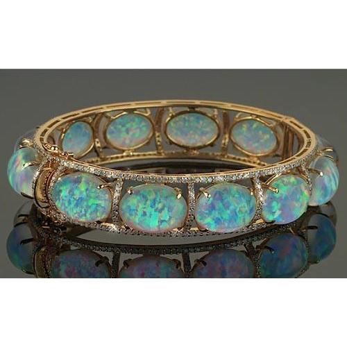 Bracelet diamant opale serti de griffes Bracelet 89 carats femme - HarryChadEnt.FR