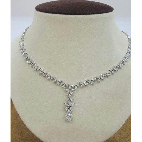 Collier Femme Or Blanc 14K 27 Carats Neuf - HarryChadEnt.FR