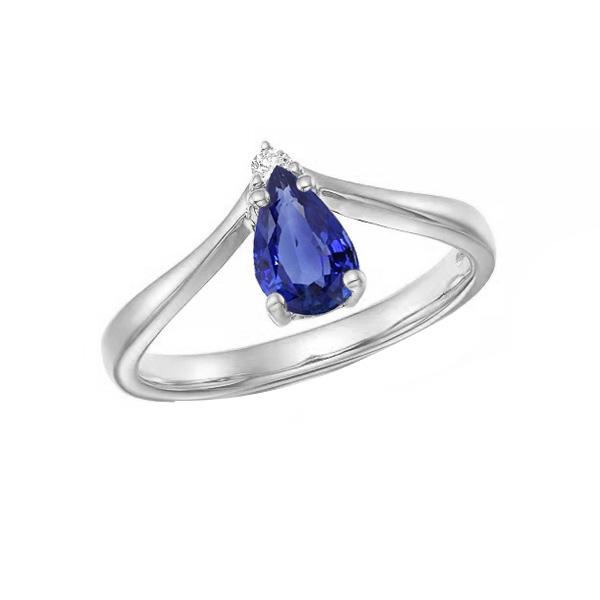 Diamant Bijoux Poire Ceylan Saphir Bague Anniversaire 1.25 Carats - HarryChadEnt.FR