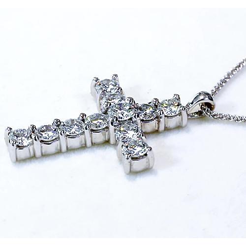 Pendentif Croix Diamant 3 Carats - HarryChadEnt.FR
