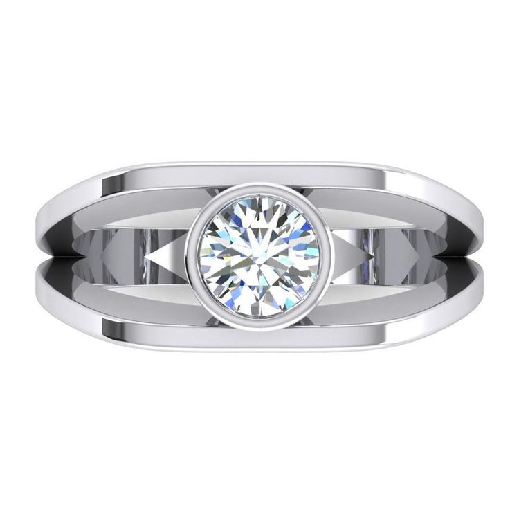 Superbe bague en diamant solitaire avec bijoux d'anniversaire 1 carat - HarryChadEnt.FR
