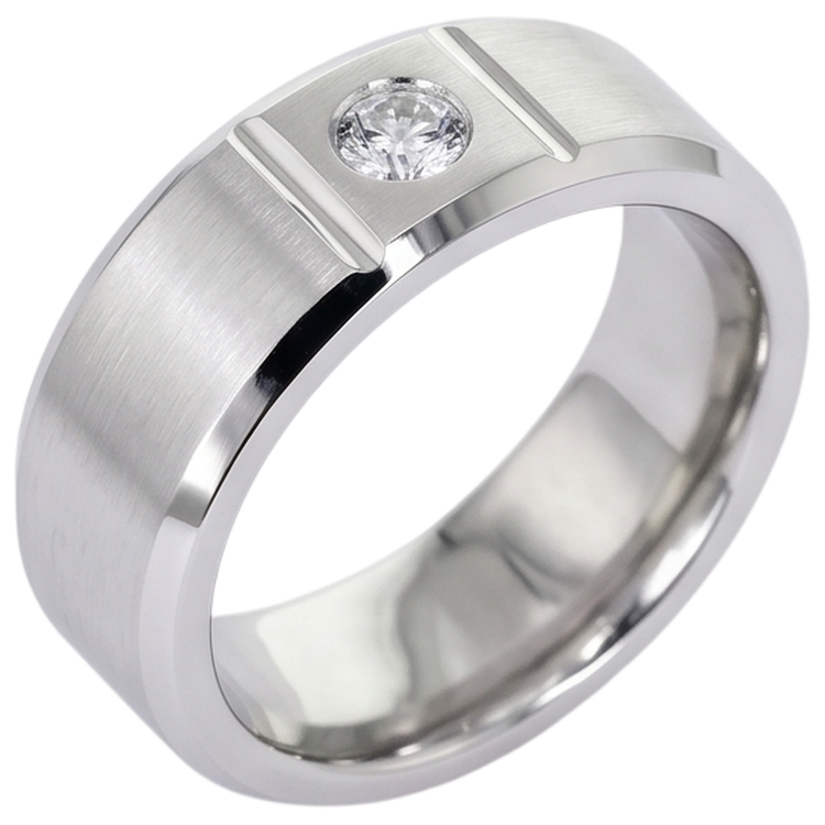 0.50 Ct Bague Homme Véritable Diamant Unique