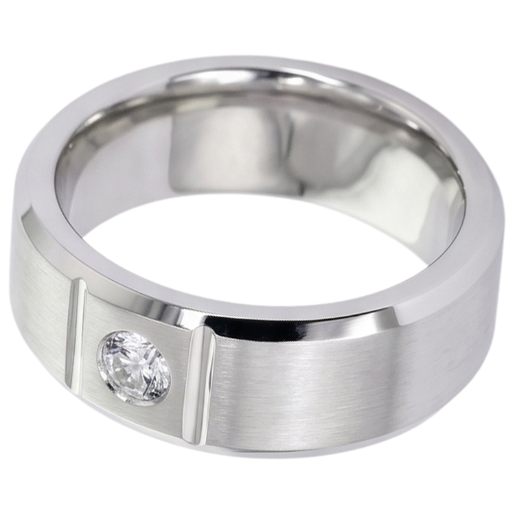0.50 Ct Bague Homme Véritable Diamant Unique