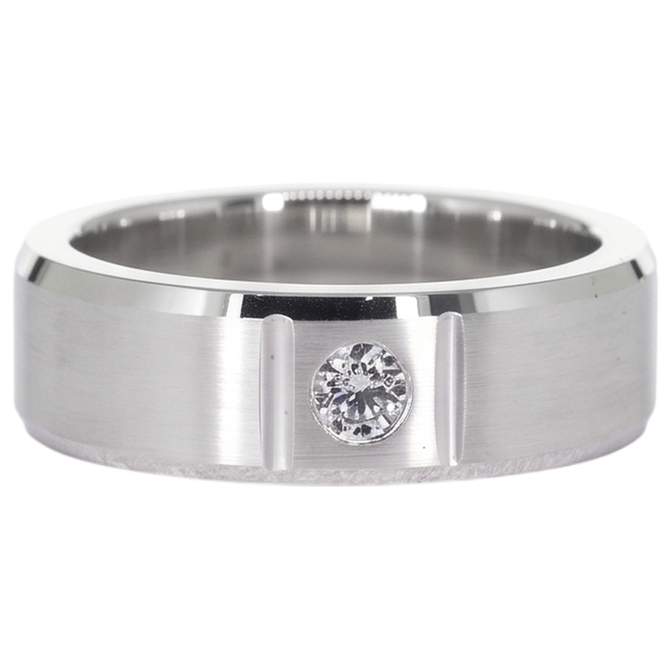 0.50 Ct Bague Homme Véritable Diamant Unique