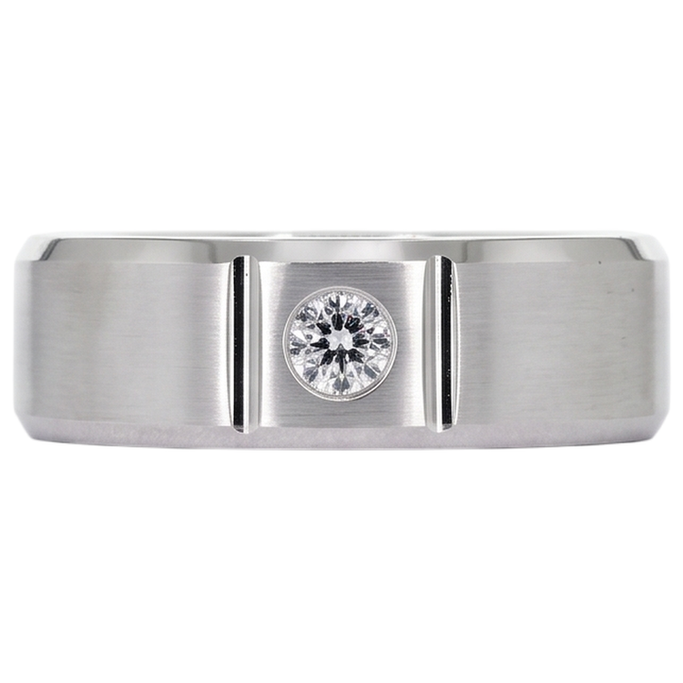 0.50 Ct Bague Homme Véritable Diamant Unique
