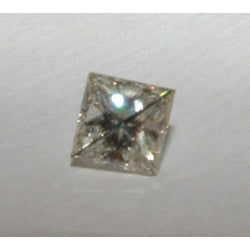 Diamant naturel de 0,90 carat, taille princesse, extrait de la terre, pureté F VS1